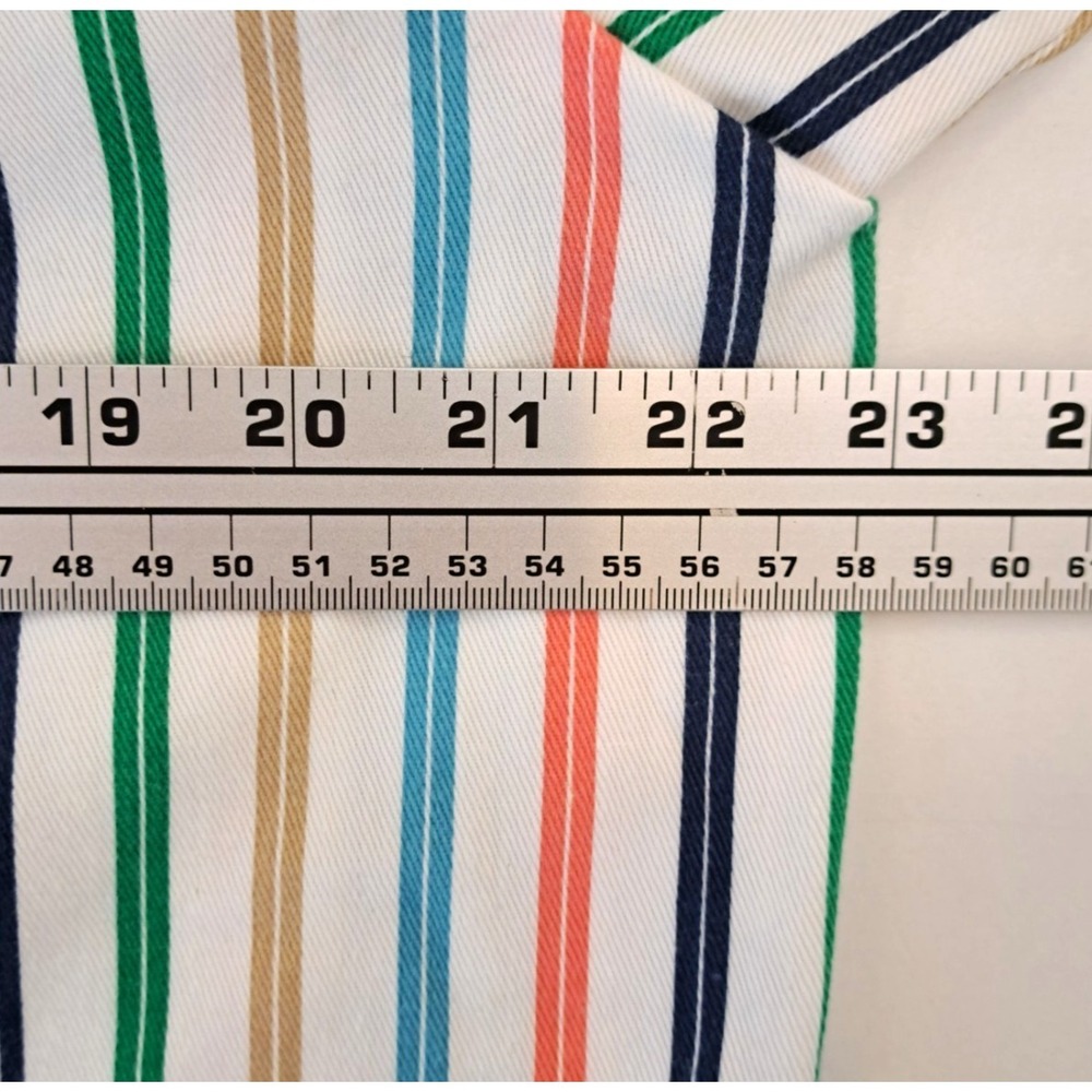 Vtg Cape Cod Match Mates‎ Lightweight Blazer Women's XL Striped 80s Preppy - Picture 6 of 8